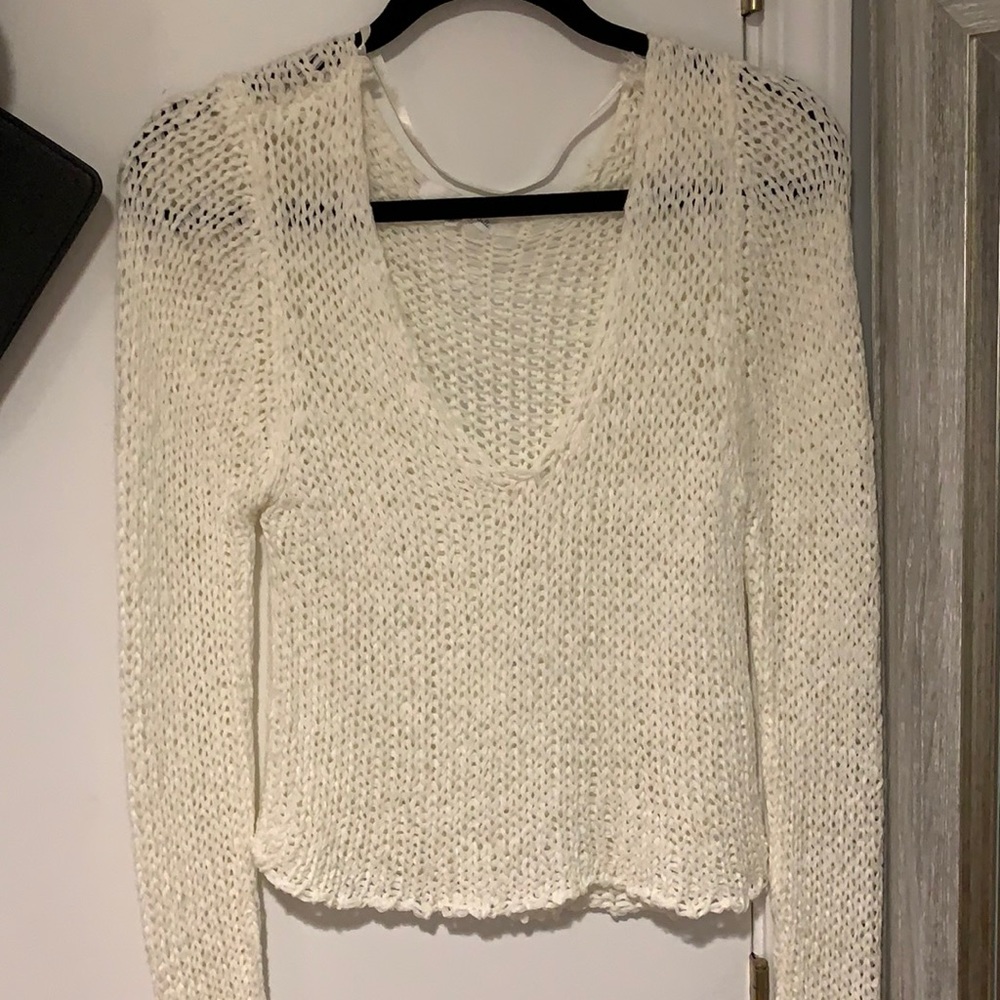 Crochet Cropped Sweater